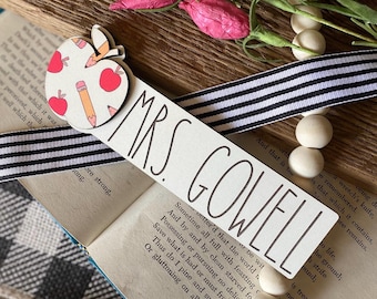 Teacher Appreciation Book Mark