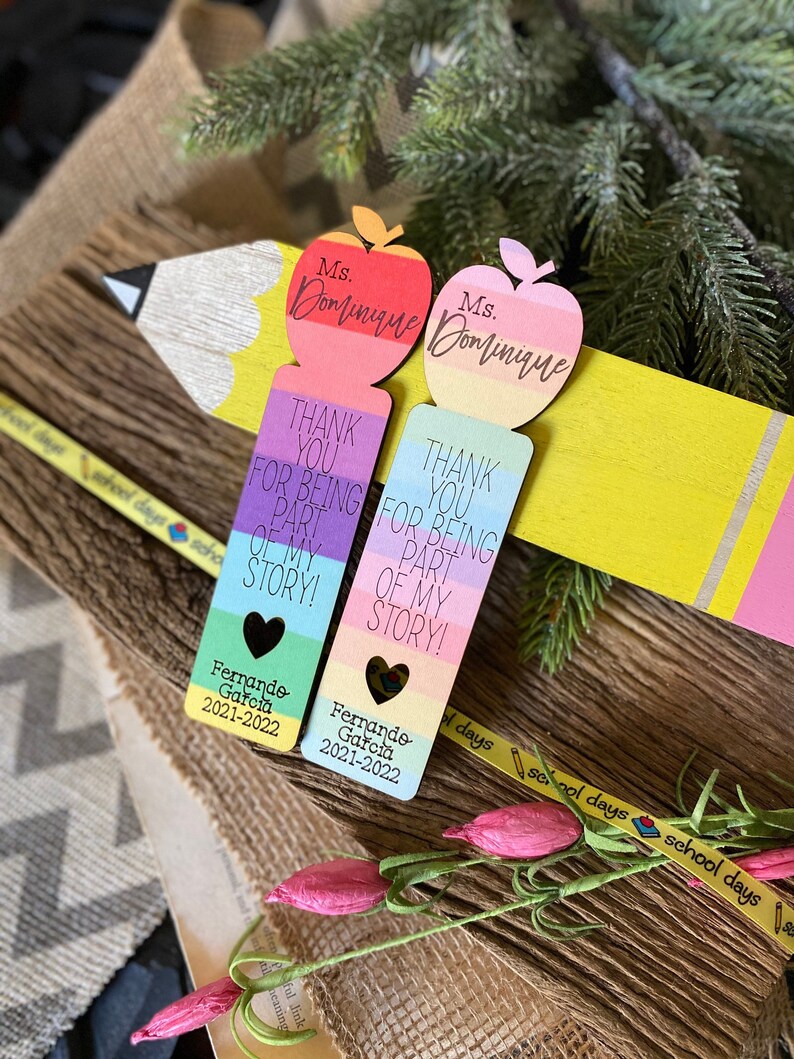 Teacher Bookmark Teacher Appreciation Gift Teacher Gift Etsy