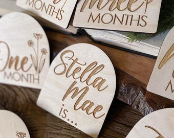 Wildflower Baby Milestones