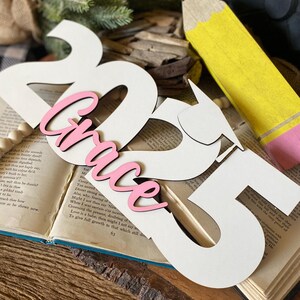 2025 Grad Sign, Graduation Gifts For Her Grad Name Sign 2025 2026 Graduation Decorations Custom Kid Name Sign For Graduation Gift For Him