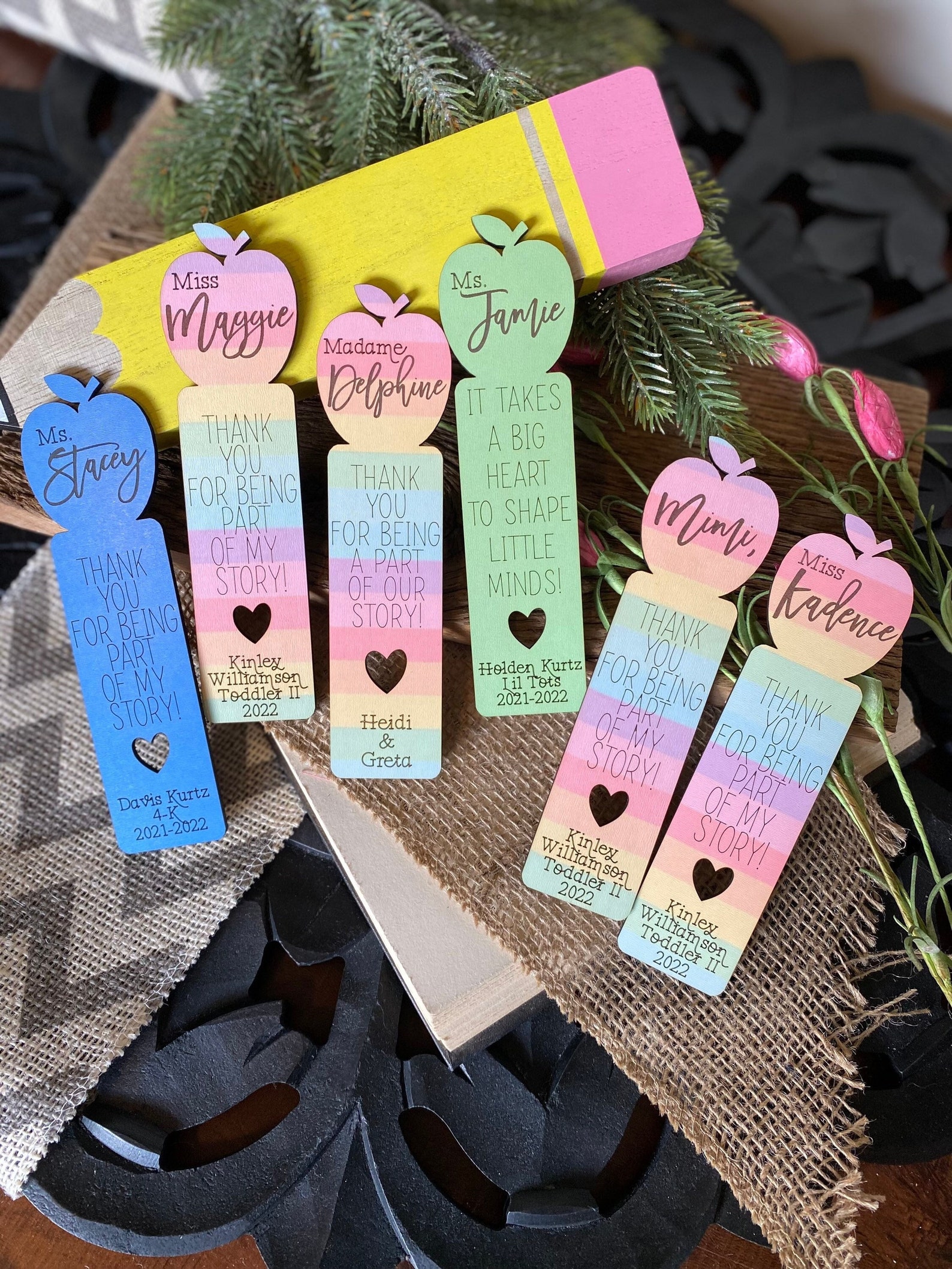 Teacher Bookmark Teacher Appreciation Gift Teacher Gift Etsy