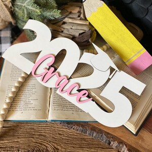 2025 Grad Sign, Graduation Gifts For Her Grad Name Sign 2025 2026 Graduation Decorations Custom Kid Name Sign For Graduation Gift For Him