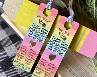 Classroom List Teacher Bookmark
