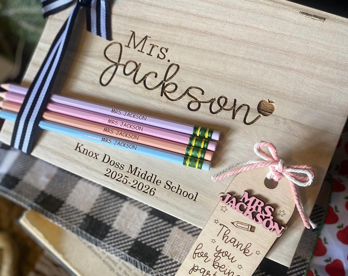 Teacher Keepsake Box