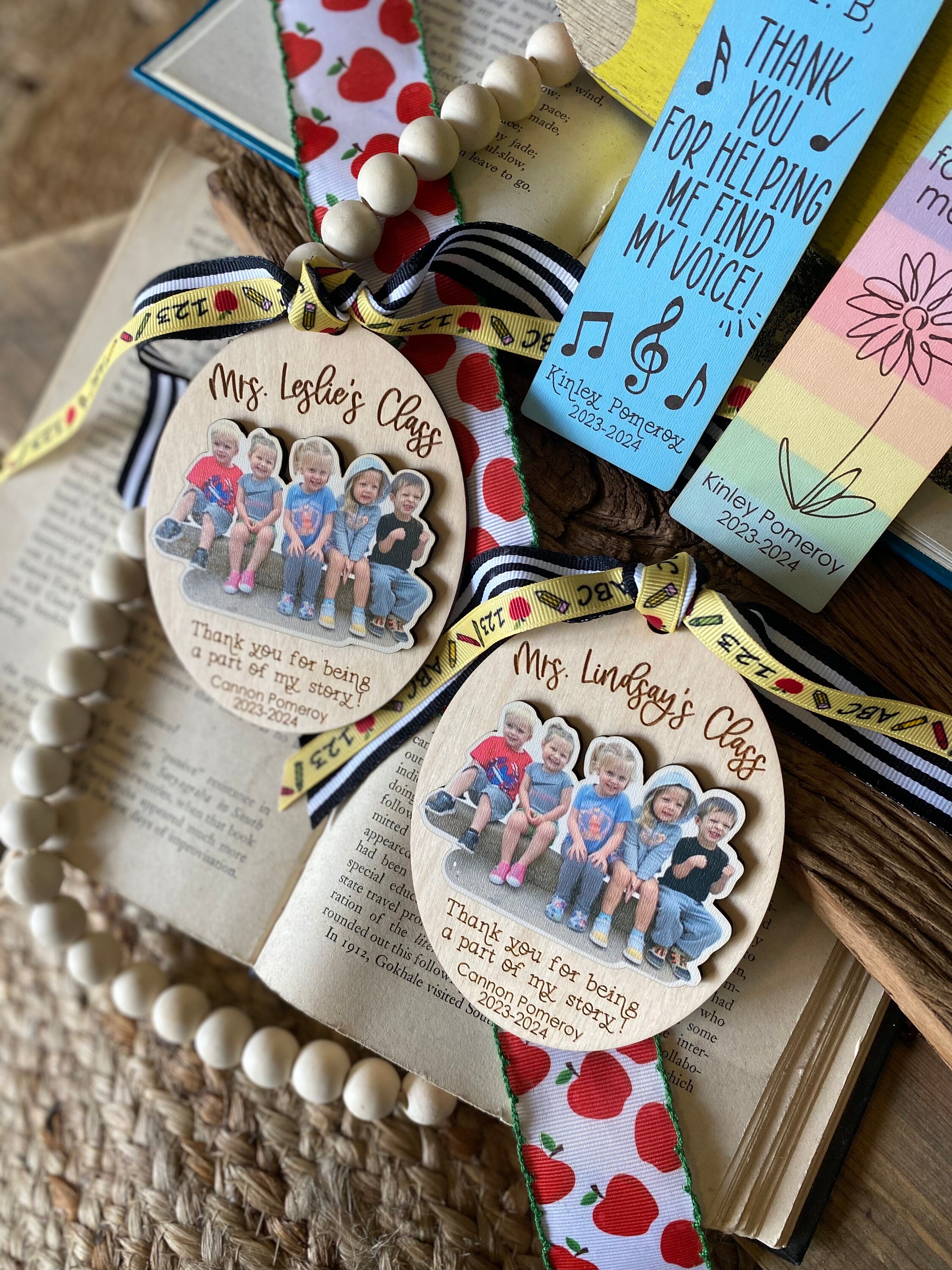 Class Picture Ornament, Gift for Teacher from Classroom, Gift from Classroom, Personalized Teacher Gift, Gift from Students