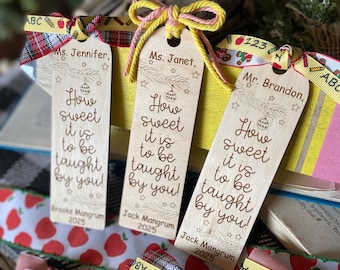 Personalized Teacher Bookmark