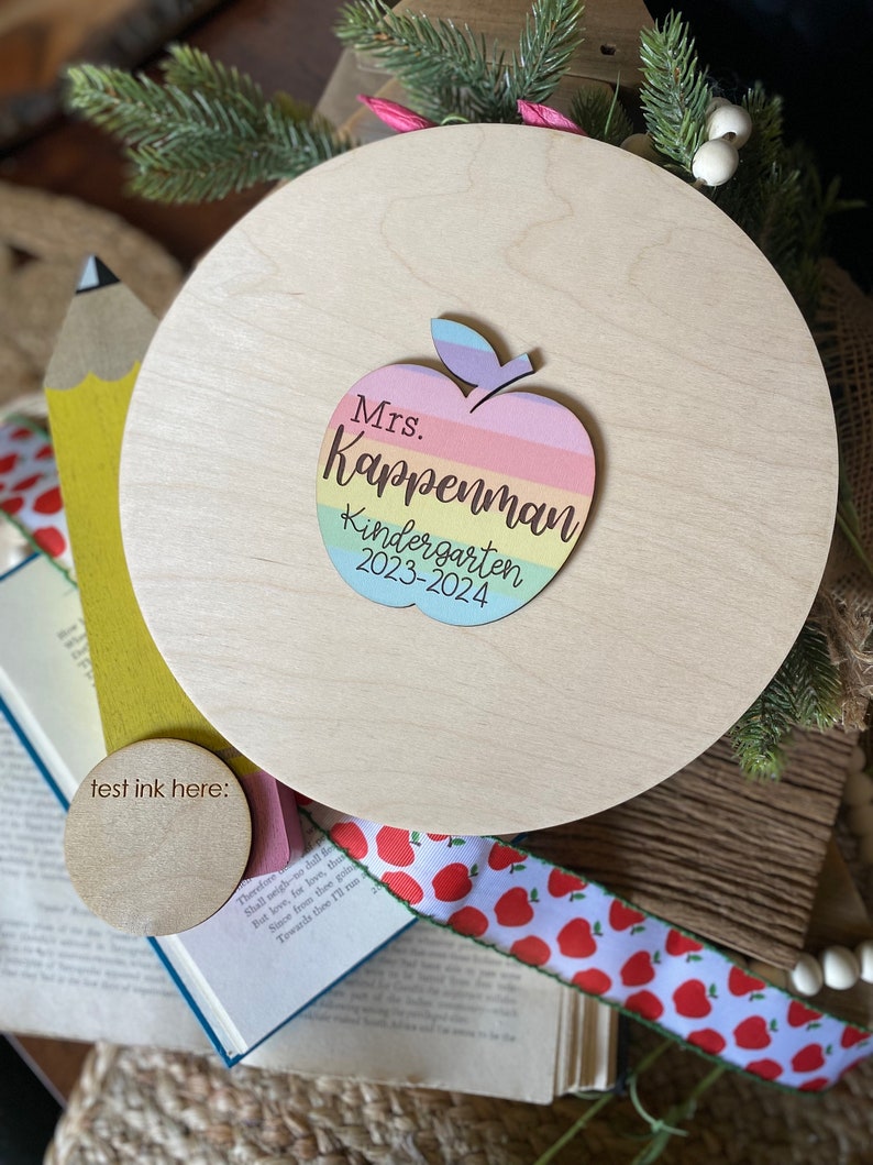 Teacher Gift, Teacher Sign, Student Signature Sign for Teacher, Teacher Appreciation Gift, Personalized Teacher Gift