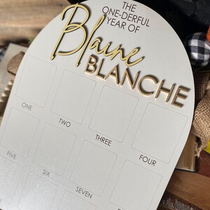 First Birthday Sign, One Year of, Birthday Photo Board, Baby Name Sign, Personalized Baby Gift, Baby Shower Gift, Baby Name Announcement