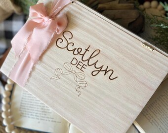 Wooden Keepsake Box