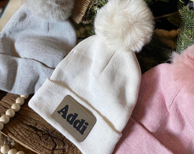Personalized Beanies with Patch
