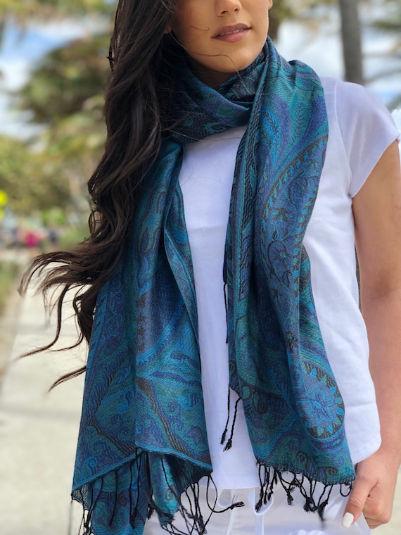 Chal de modal bufanda para mujer pashmina - Etsy México