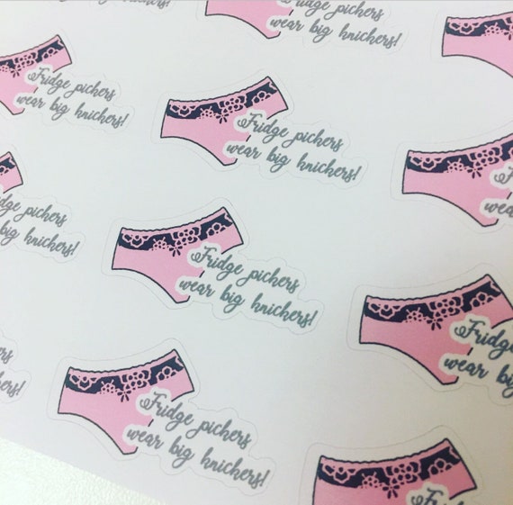 Diet Slimming Little Pickers Wear Big Knickers Vinyl Wall Sticker for Dieters Diet Slimming Little Pickers Wear Big Knickers Vinyl Wall Sticker for Dieters