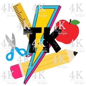 TK Teacher Sublimation Design: Shirt PNG (Digital Download)