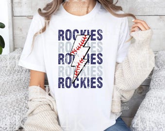 Rockies Baseball Team Sublimation Design (PNG)