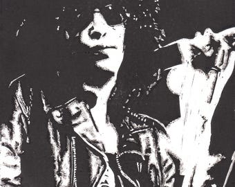Ramones x 4 Lino 20cm x 30cm Limited run of 30 prints