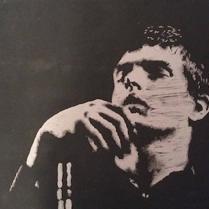 Ian Curtis (Joy Division) Linoprint A3 Limited