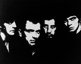 The Stranglers (1983) Linoprint A3 Limited Run of 30.