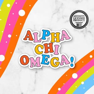 Block Letters Sorority Vinyl-Aufkleber | Benutzerdefinierte griechische Briefaufkleber, Sorority House Decor, personalisierte griechische Lebensgeschenke, große kleine Geschenke