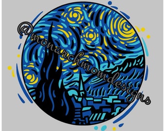 Starry Night Decal Sticker