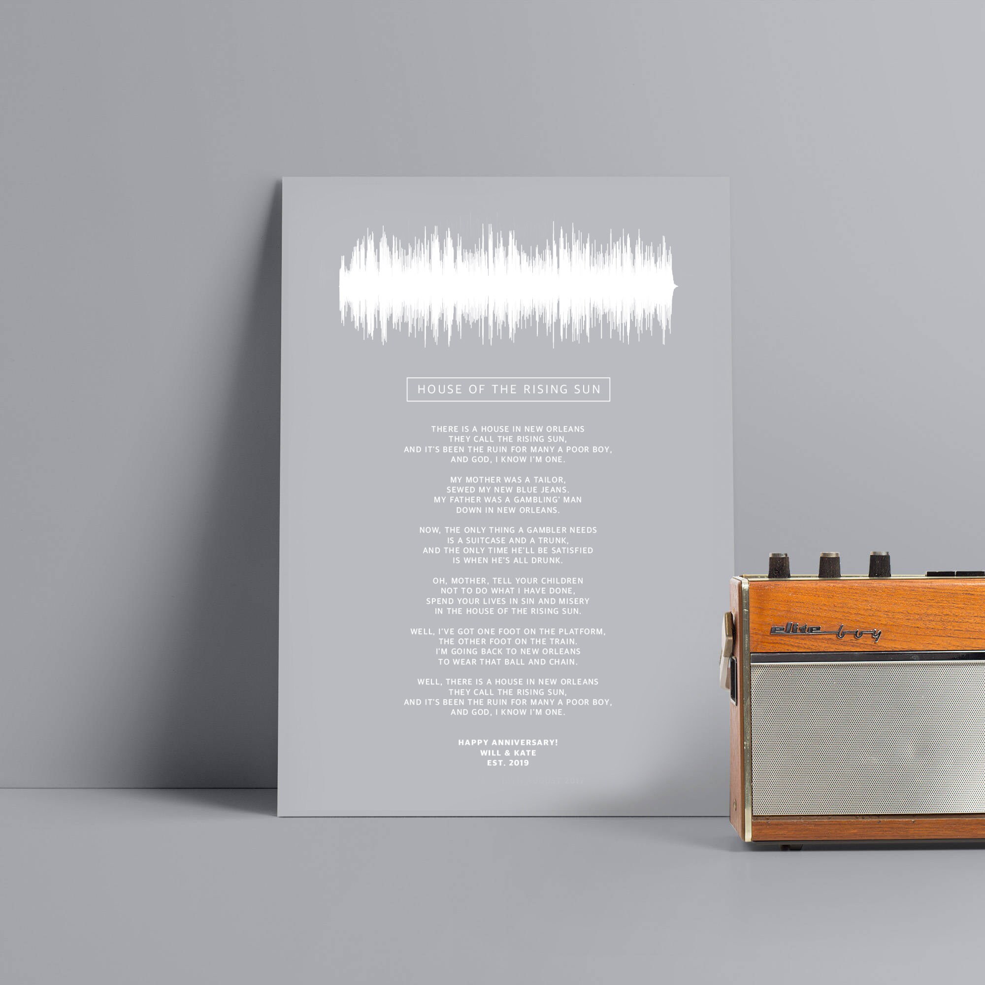 Lyrics Sound Wave Poster Personalised Any Song First Dance Etsy Lyrics Sound Wave Poster Personalised Any Song First Dance Etsy
