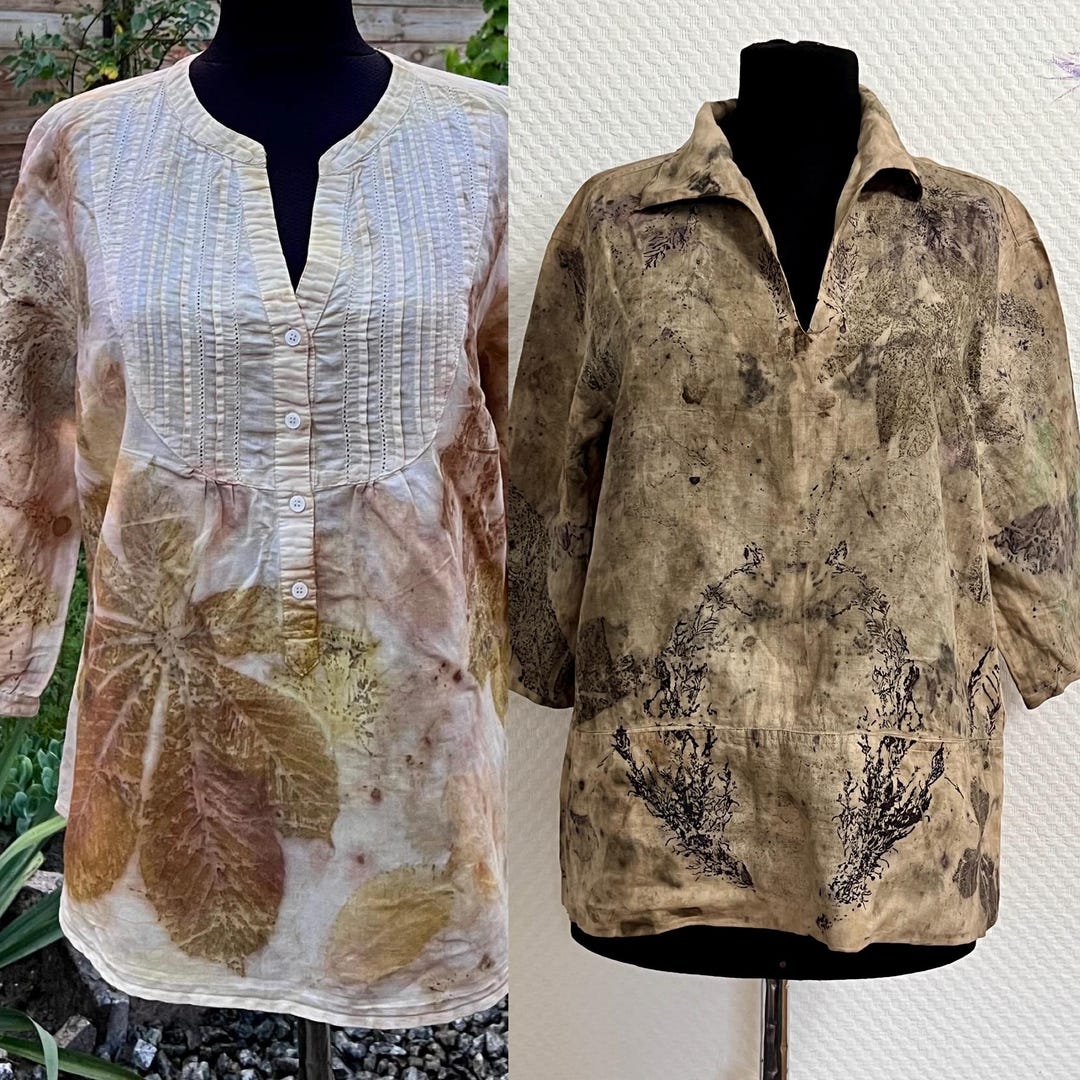 Anna Cotton Linen Blouse in Natural by ExVoto