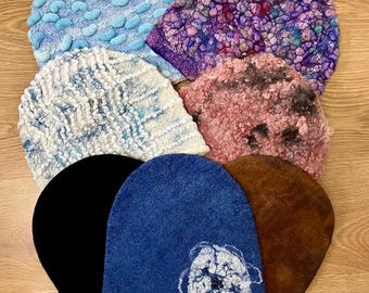 Cappelli in feltro di lana merino, caldo accessorio invernale