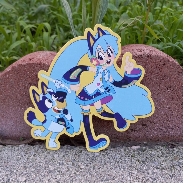 BLUEY X VOCALOID STICKERS