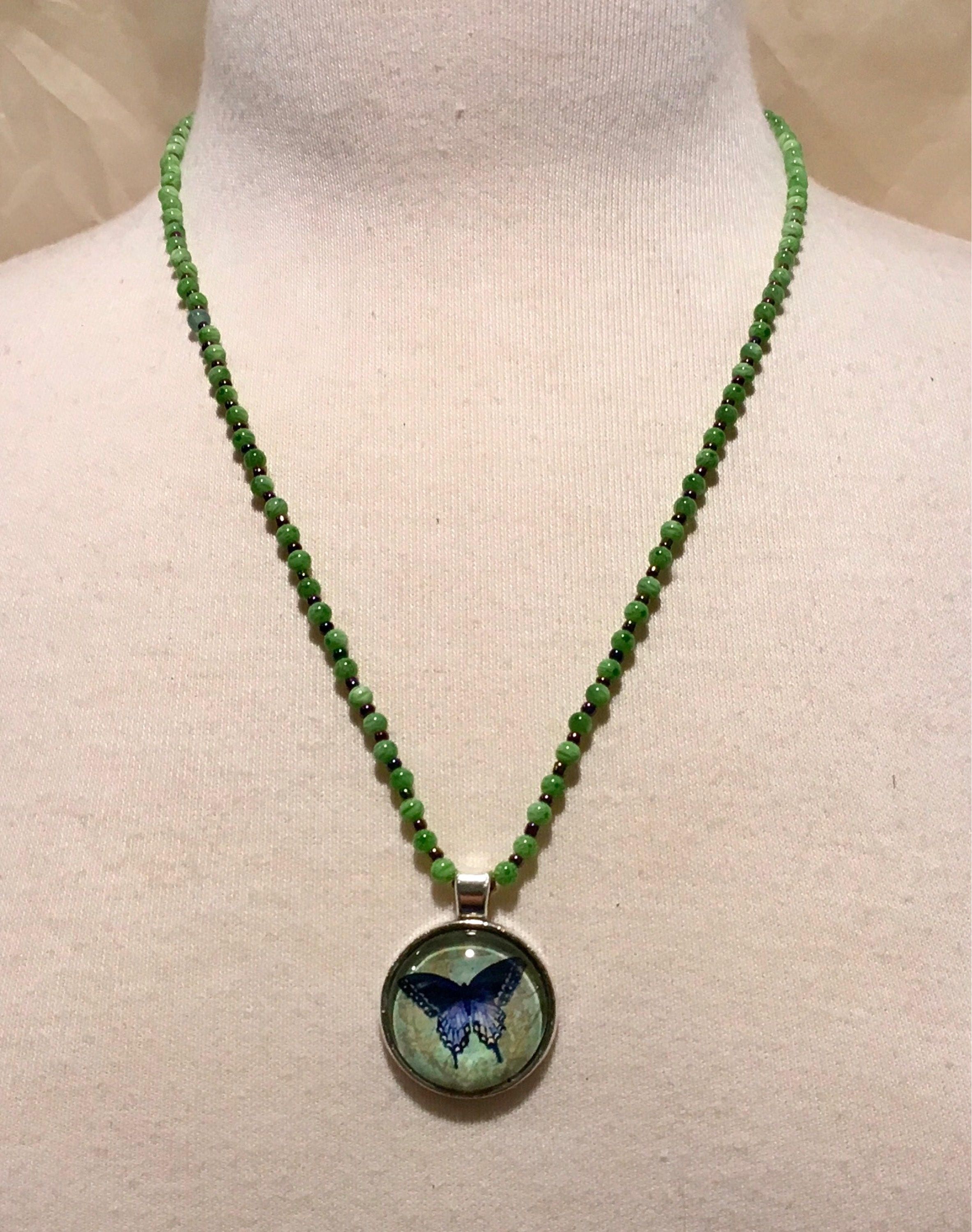 Vintage Butterfly Linked Necklace