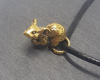 cartier gold rat necklace