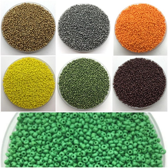 Seed Beads, 2mm Beads, Glass Seed Beads, Miyuki, Matsuno, Toho, 