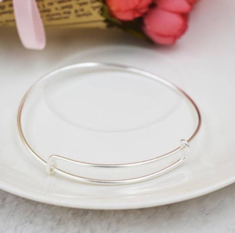 Extendable Bangle Large Bracelet Large Wrist Large Bangle Adjustable Bracelet, Silver Bangle Expandable Bracelet Adjustable Bangle