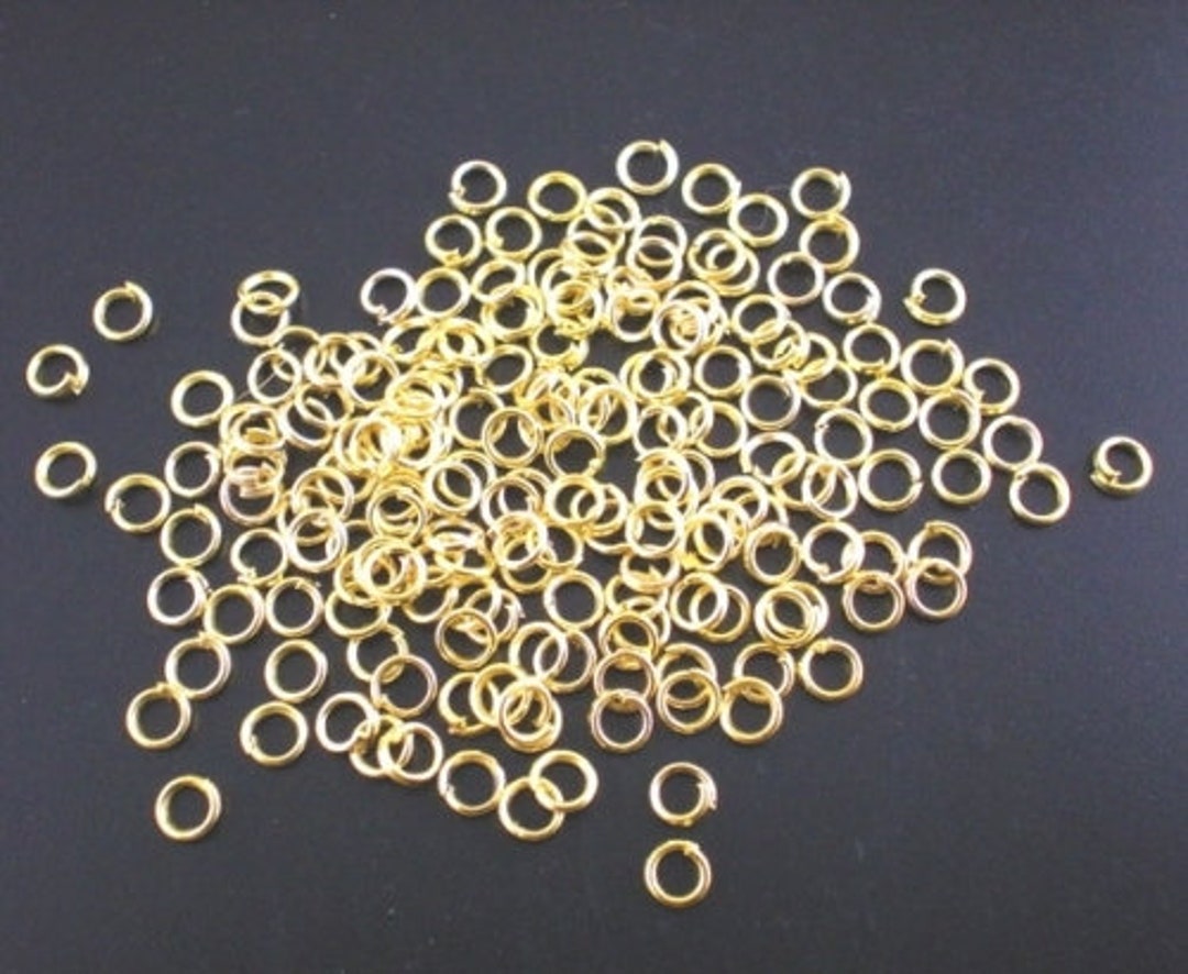 3mm Gold Jump Rings, Gold Jump Rings, Tiny Jump Rings, Small Jump Rings