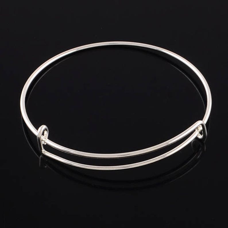 Extendable Bangle Large Bracelet Large Wrist Large Bangle Adjustable Bracelet, Silver Bangle Expandable Bracelet Adjustable Bangle