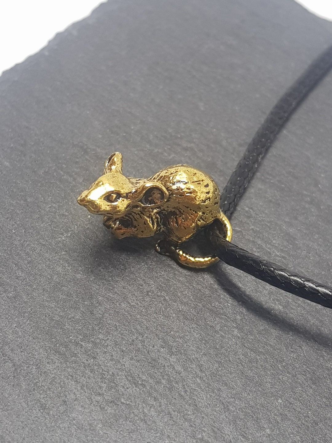 Rat Necklace Mouse Necklace Gold Rat Gift Rat Jewellery - Etsy UK