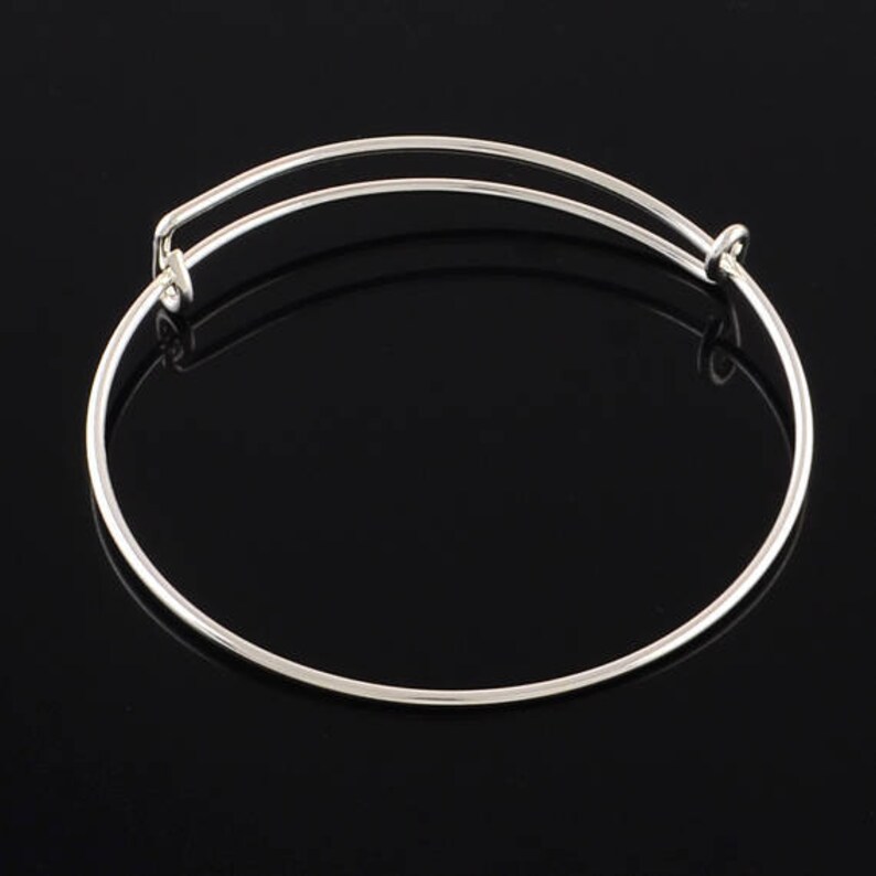 Extendable Bangle Large Bracelet Large Wrist Large Bangle Adjustable Bracelet, Silver Bangle Expandable Bracelet Adjustable Bangle