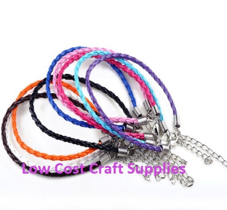 Wax Cord Bracelets Plaited Bracelets Eco Bracelets Mixed Bracelets Cord Bracelets Braided Bracelets Faux Leather,