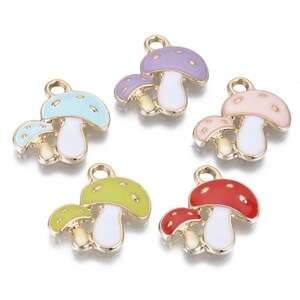 Mushroom Charms, Toad Stall Charms, Fairy, Elf, Magical, Woodland, Wood,