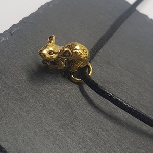 Rat Necklace Mouse Necklace Gold Rat Gift Rat Jewellery - Etsy UK