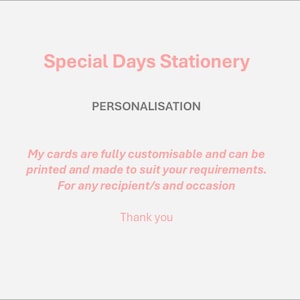 Wedding Day Card: Personalised ~ Engagement, Vow Renewal, Anniversary, Civil Partnership bild 4