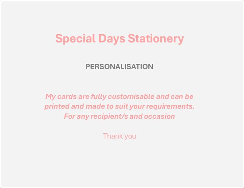Wedding Day Card: Personalised ~ Engagement, Vow Renewal, Anniversary, Civil Partnership bild 4
