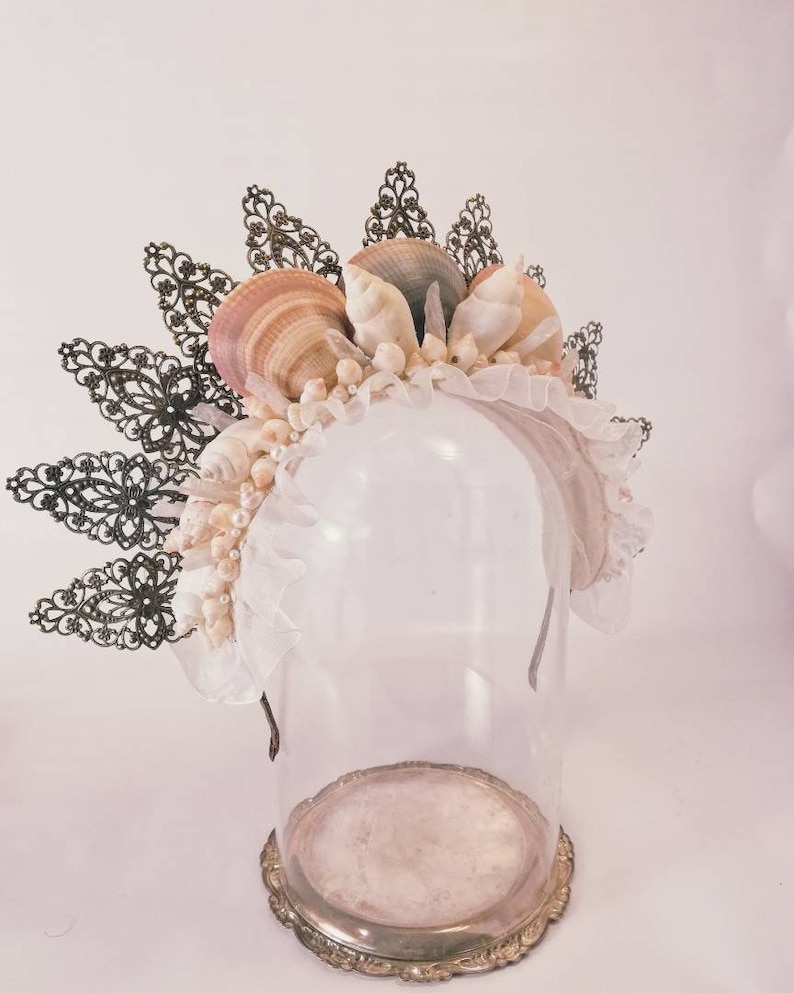 Seashell mermaid crown