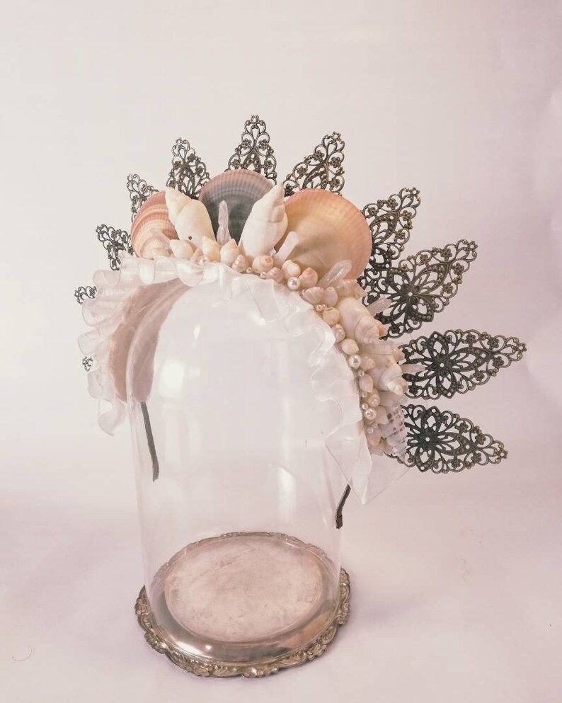 Seashell mermaid crown