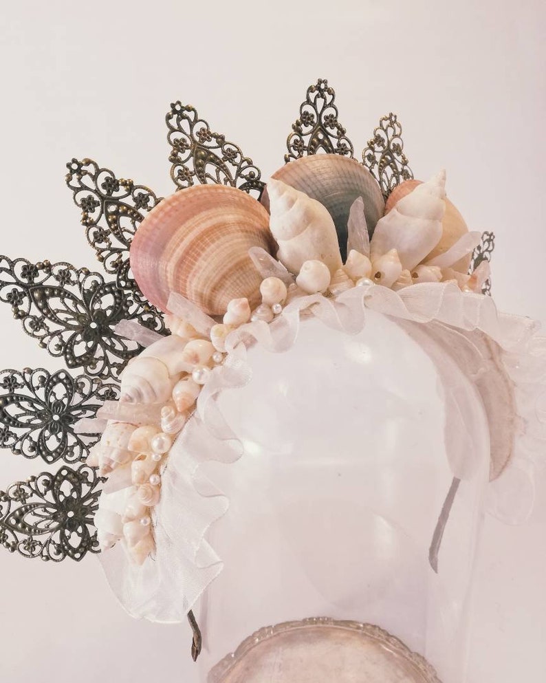 Seashell mermaid crown