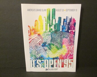 Vintage U.S. Tennis Open 1995 Program Guide, Grand Slam