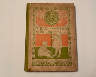 Antique Children's Songbook: The Stevenson Song-Book, 1914