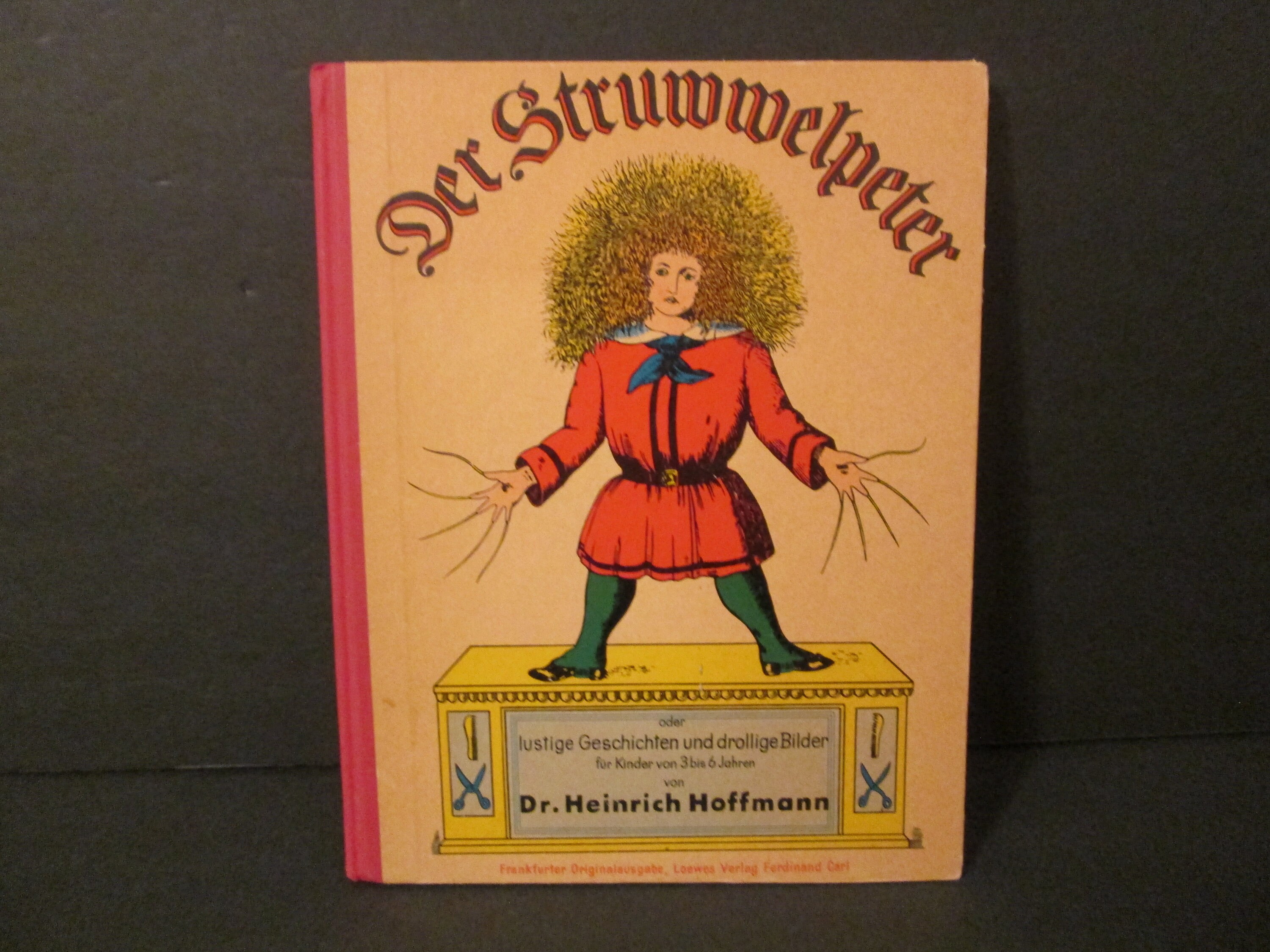 Dollshouse Miniature Book Der Struwwelpeter 