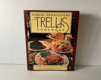 Signed Trellis Cookbook: Williamsburg Virginia Recipes, 1988 First Edition