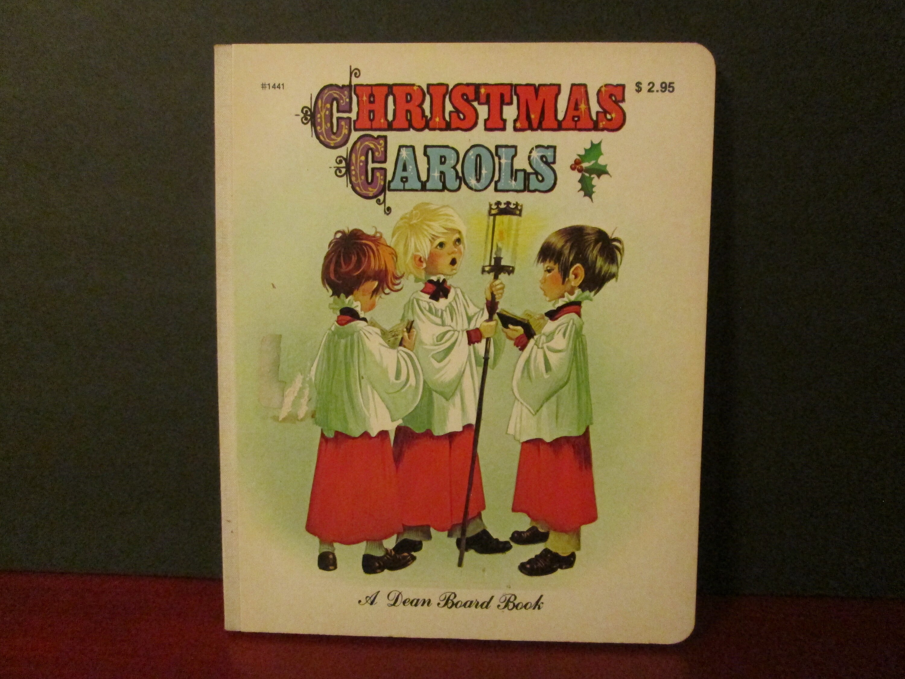 Vintage Christmas Board Book Vintage Children's Book Etsy