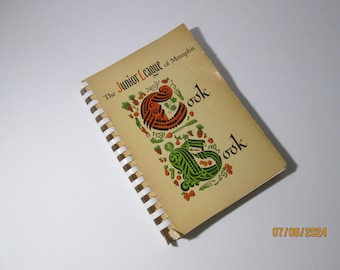 The Junior League of Memphis Cook Book / Local Memphis Cookbook / Vintage Southern Cookbook