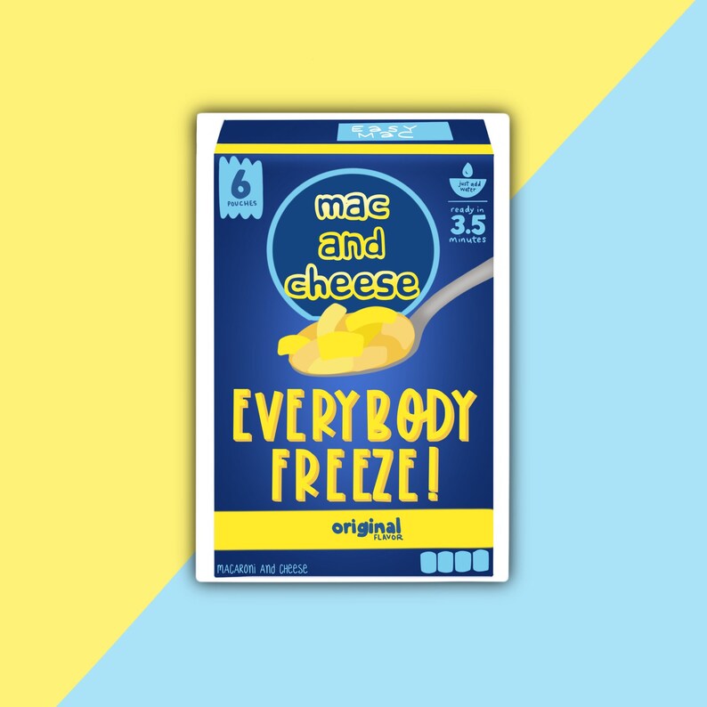 Mac and Cheese Everybody Freeze Call and Return Classroom Etsy